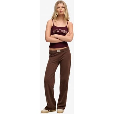 Superdry Athletic Essentials Omslag Joggingbroek Brown Grootte: 44
