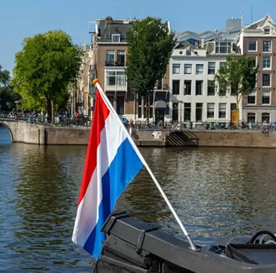 Robuuste Nederlandse vlag 150 x 90 cm