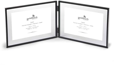 Goldbuch - Dubbele Fotolijst Loft – 2* 15x10 cm – Zwart
