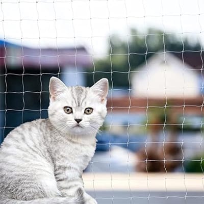 Balkonnet voor Katten - 4 x 3 m - Veiligheidsnet voor Huisdieren