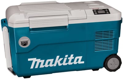 Makita CW001GZ01 Accukoelbox en -verwarmingsbox Energielabel: E (A - G) Compressor 12 V/DC, 18 V/DC, 24 V/DC, 100 V/AC, 240 V/AC Turquoise, Wit 20 l