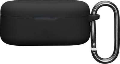 kwmobile cover voor oordopjes case - geschikt voor Oppo Enco Buds 2 Pro - Trendy beschermhoes draadloze oordopjes in zwart