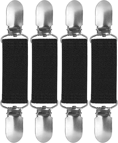 Pullover clips voor truien en vesten - 4 stuks, elastische clip voor jurken en jassen, broches voor kleding