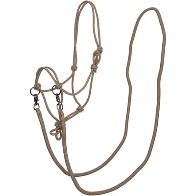 Imperial Riding - Rope Halter IRHAmbient - Touwhalster - Cappuccino - Maat Cob