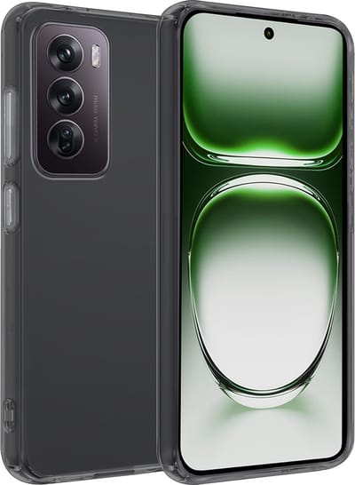 Hoesje Geschikt voor OPPO Reno 12 - Sterk & Shockproof - Hoes Cover - Siliconen Case - Transparant