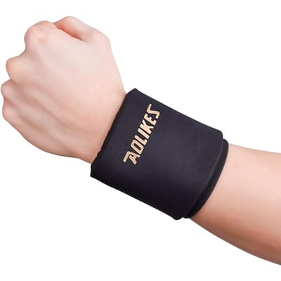 Aolikes Poche de Glace pour Poignet Chaud Froid Thérapie Gel Compression Wrap Pour Arthrite Rhumatoïde Tunnel Carpien Soulagement de la Douleur noir