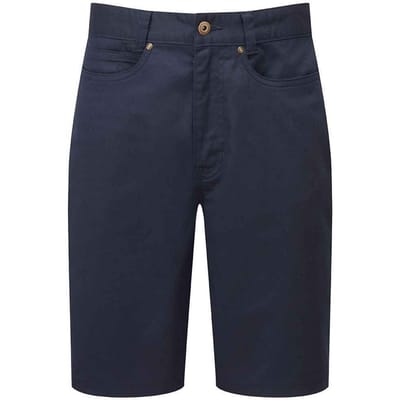 Premier Heren Performance Chino Casual Shorts (Marine)