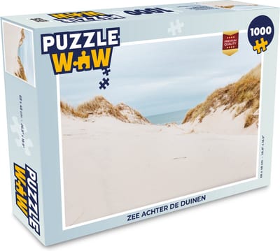 Puzzel Zee achter de duinen - Legpuzzel - Puzzel 1000 stukjes volwassenen