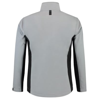 Tricorp Soft Shell Jack Bi-Color - Workwear - 402002 - grijs / Zwart - maat 7XL