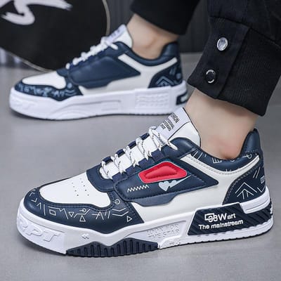 Nieuwe Lente Heren Boardschoenen Student Sport Casual Schoenen Heren Koreaanse Mode Herenschoenen Trendy Enkele Schoenen 44 gray