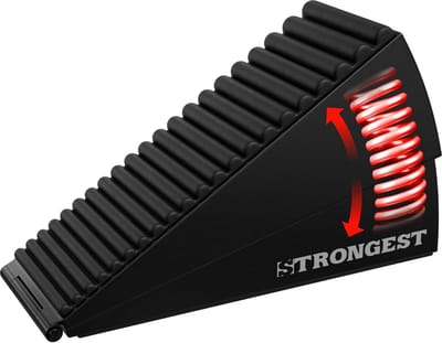 Deurveerstopper - Deurstop Wandmontage - Deuren Beschermen - Heavy Duty Design - 5 cm - Zwart