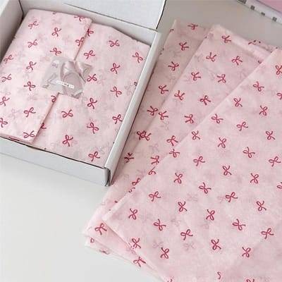 10 stuks Strik Cadeaupapier Handgevormd Papier Katoenpapier Boeket Bloemenverpakking Papier Taart Bakken Cadeauverpakking Papier 10pcs