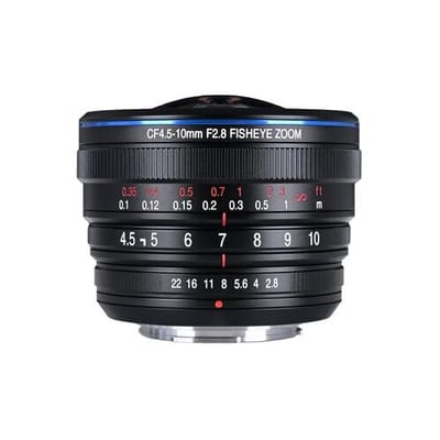 LAOWA 4,5-10 mm f/2,8 CF Zoom Fisheye  Micro Vier Derde