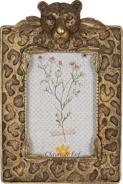 Clayre & Eef Fotolijst 10x15 cm Goudkleurig Polyresin
