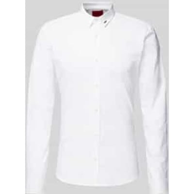Vrijetijdsoverhemd met labeldetail, model 'Ero'