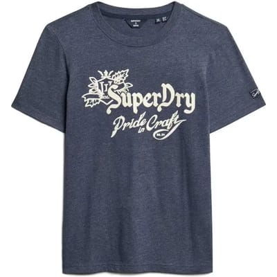 Dames-T-shirt Superdry Pride In Craft