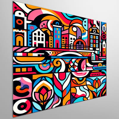 Kunstprint | Wanddecoratie | Dibond | 20 × 20 cm