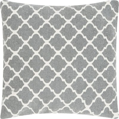 Moroccan Print Taupe Kussen | 45 X 45 | Sierkussen Voor Woonkamer Of Slaapkamer