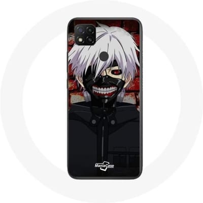 Coque Xiaomi Redmi 9C Tokyo Ghoul Kaneki Ken Masque Japonais Anime