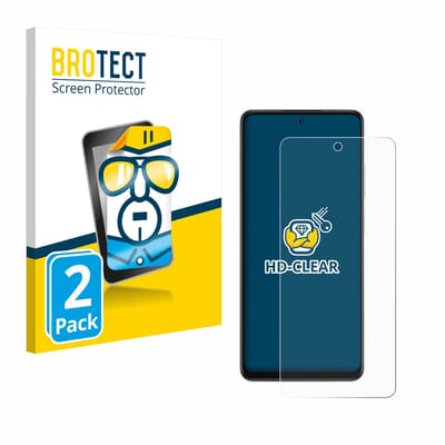 BROTECT - Screenprotector voor Oppo A5x - Folie Beschermfolie transparant 2 Stuks