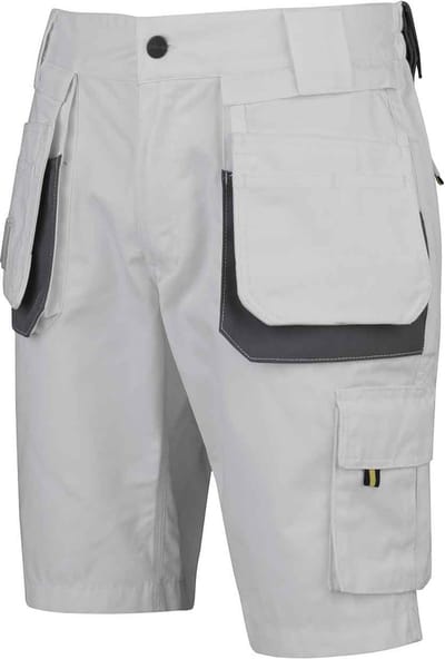 STØRVIK Job Korte Schildersbroek Werkbroek Heren - Werkshort - Werkbermuda - Werk Short - Maat L - Wit