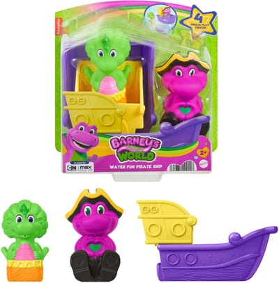 Mattel piratenschip speelgoed Fisher-Price Barneys World waterpret.