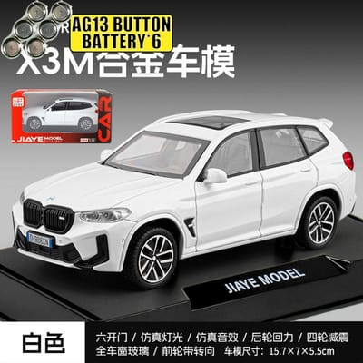 1:32 Bmw X3 M X3M G01 SUV de Luxe Allemand de Taille Moyenne Modèle Réduit en Métal Moulé Sous Pression Ornements Tendance pour la Maison et le Bureau Anniversaire
