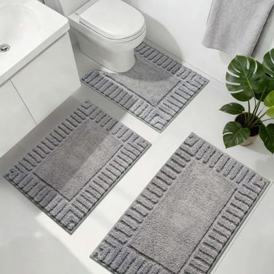 Dailygoods- Badmat Antislip - Wasbare Badmat Set - Microfiber - Comfortabel - Waterabsorberend - Luxe Ervaring - Badkamermat