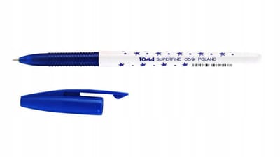 Toma Blauwe Balpennen, 0.5 mm, 20 Stuks - Vloeiend Schrijven