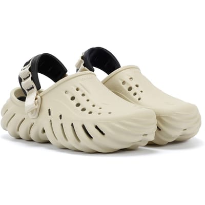 Crocs - Echo Clogs Bone/Black - Maat 39-40
