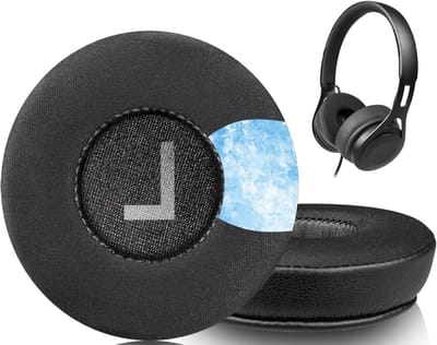 Professionele Koel Gel Oorkussens Vervanging voor Bedrade On-Ear Hoofdtelefoons, Geluidsisolerende Kussens voor Comfort en Geluidskwaliteit - Zwart