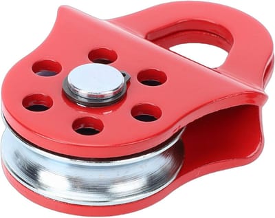 Lier 3 Ton - Stalen katrol met draaibare haak - 8 mm touwdiameter - ideaal voor off-road gebruik - ShopVlot
