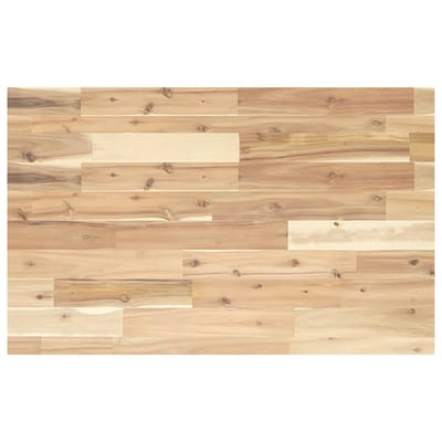 vidaXL - Wastafelblad - 60x50x4 - cm - onbehandeld - massief - acaciahout