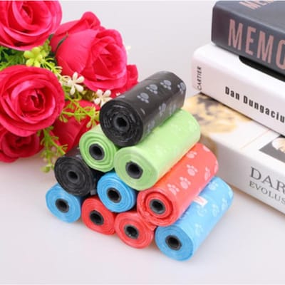 10 Roll 150 stks Afbreekbare Huisdier Afval Kak Zakken Hond Kat Opruimen Refill Vuilniszak