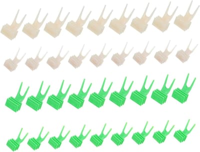 Fruit Vorkjes - Vogel Voeder - Dieren Voeden - Foerageer Gereedschap - 100 Stuks - Diverse Kleuren