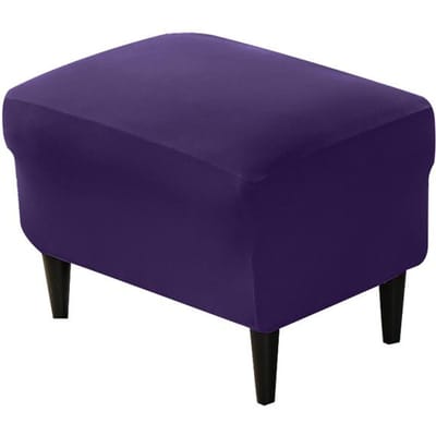 Schuine Arm Koning Rug Stoel En Voetensteun Cover Elastische Fauteuil Oorstoel Oorbank Bank Rug Spfa Cover Stretch Beschermer Thuisgebruik Decor 1 Piece