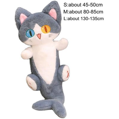 Uniek Verschillende Kleur Ogen Cosplay Haaiestaart Kat Pluche Speelgoed Gevuld Pluche Schattige Walvis Kat Shiba Inu Hond Sierkussen Kussen Jongen M