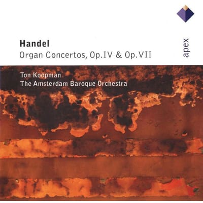 CD GEORG FRIEDRICH HÄNDEL - TON KOOPMA - Orgelconcerten, Op. IV & VII 2564627602 Apex 2006 Europa Klassiek Gebruikt black