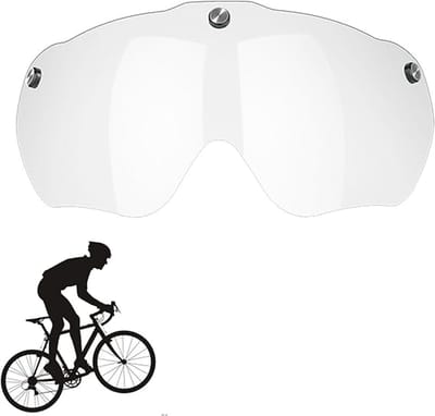 Magnetische bril, afneembaar magnetisch vizier voor fietsbril, windscherm voor fietshelm, sport en veiligheid (negatieve pool)