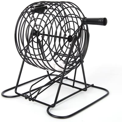 Dailygoods- Wijnset Traditioneel - Spel - Loterijautomaat - Familiegroepenentertainment - IJzer/Kunststof - Gewicht 1065 g - Bingo