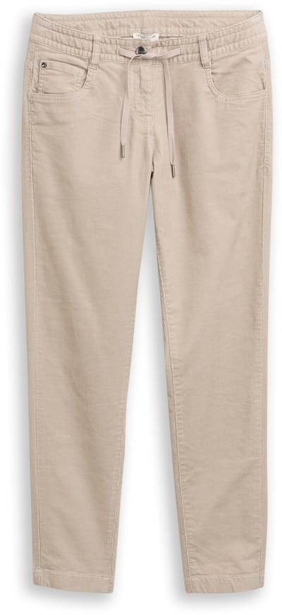 Dames low-rise broek Tom Tailor Tapered relaxed