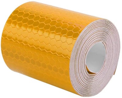 Dailygoods- Veiligheidssticker 5 cm - Reflecterende Tape - Zelfklevend - PVC - Multifunctioneel - Verhoogt zichtbaarheid 's nachts