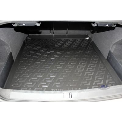 Tapis De Coffre Caoutchouc Premium - J&J AUTOMOTIVE - Volkswagen Passat B6 - Noir - Sur Mesure - Protection Eau noir