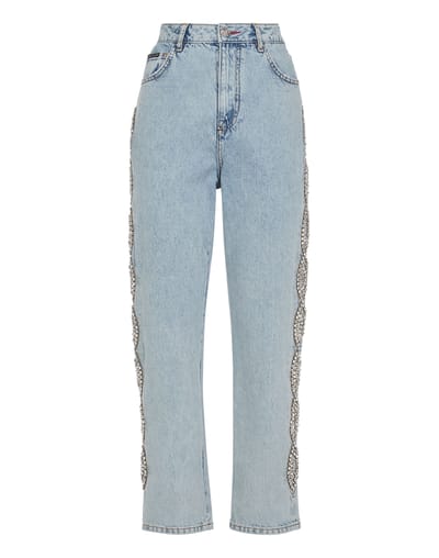 Denim Broek Losjes