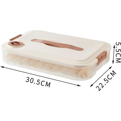 Keukenorganizer Knoedeldoos Voedselopslagcontainer Koelkast Houd verse opbergdoos Transparante knoedelkoffer