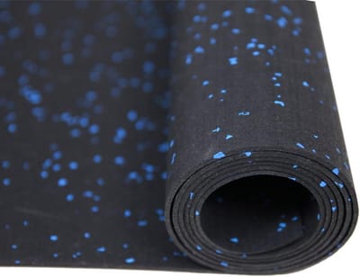 Loopband Mat - Fitness Vloerbescherming - Apparatuur Beschermen - Heavy Duty Rubber - 198x91 cm - Zwart