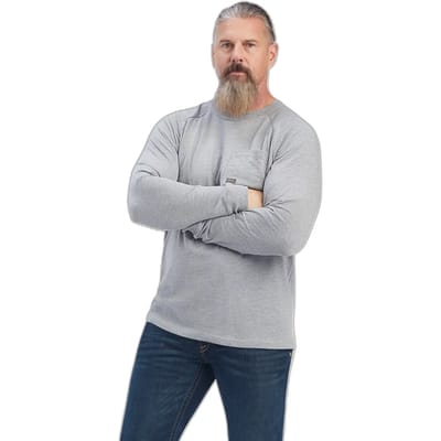 T-shirt met lange mouwen Ariat Rebar Cotton Strong