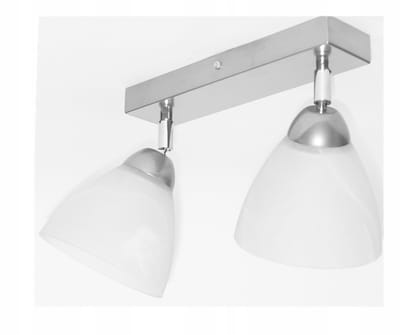 Grijze metalen hanglamp met 2x E27 fitting, verstelbaar