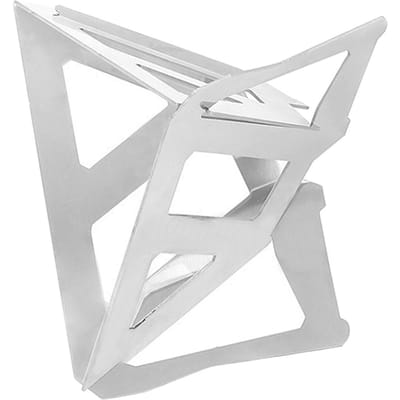 Filtre Entonnoir à Café Mini Pliable Acier Inoxydable Portable Fournitures de Camping en Plein Air
