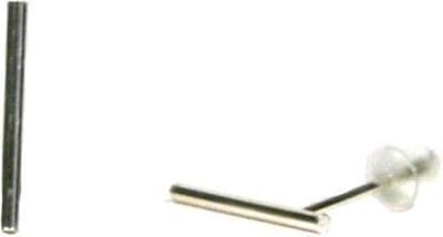 Heaven Eleven - dames - oorbel - 925 zilver - oorstekers staaf - 1,4mm